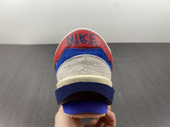 sacai x Nike Cortez 2022 White Red Blue DQ0581-100