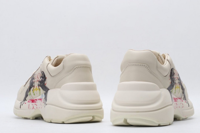 G*u*i rhyton  leather sneaker
