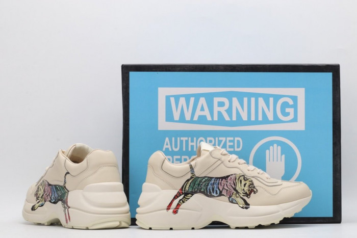 G*u*i rhyton  leather sneaker