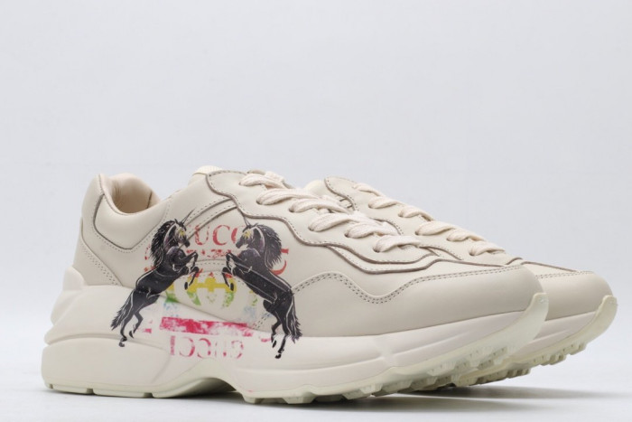 G*u*i rhyton  leather sneaker