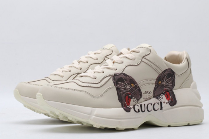 G*u*i rhyton  leather sneaker