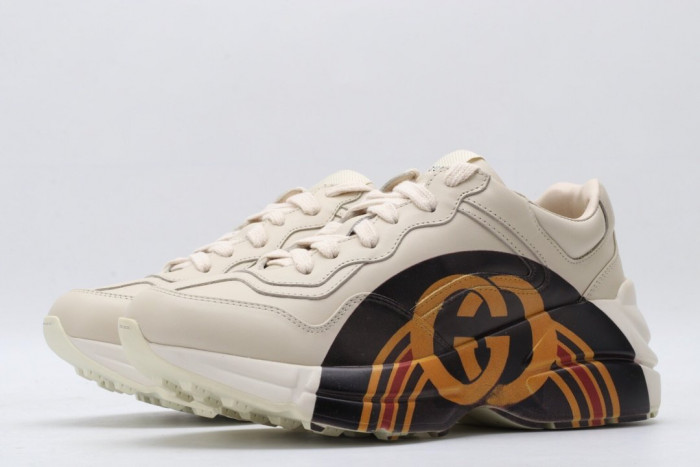 G*u*i rhyton leather sneaker