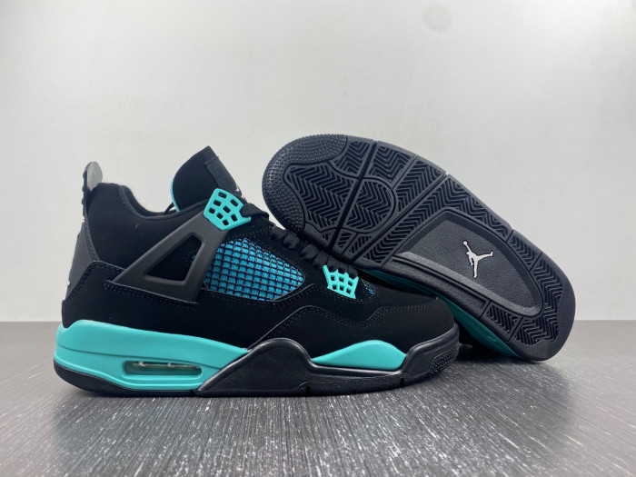 air jordan 4 black T*f*ny green bq7669-132