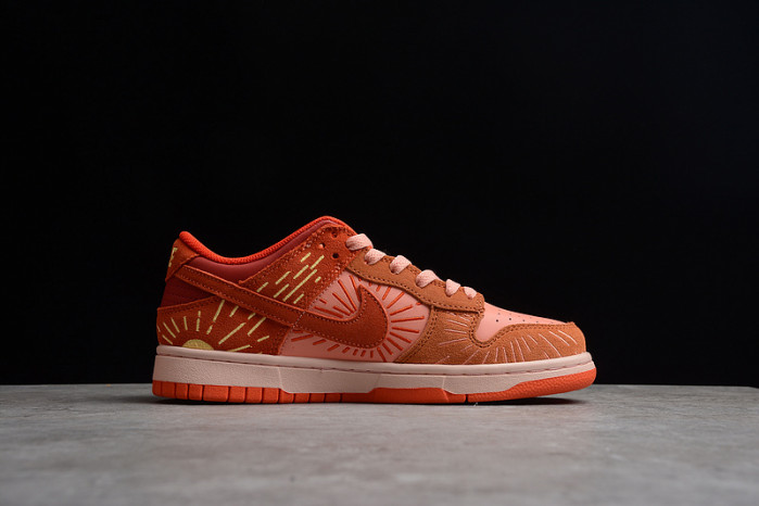Nike Dunk Low NH "Orange-Crimson" - DO6723-800