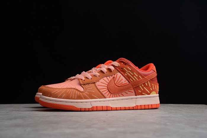 Nike Dunk Low NH "Orange-Crimson" - DO6723-800