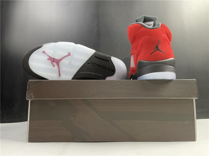 AIR JORDAN 5 RAGING BULL 2021 RED SUEDE DD0587-600