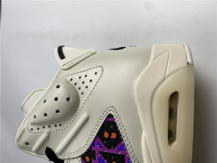 AIR JORDAN 6 RETRO QUAI54 SAIL BLACK CZ4152-101