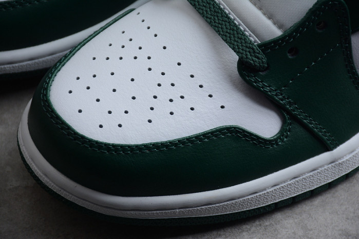 Air Jordan 1 Mid Green Yellow 554724-371