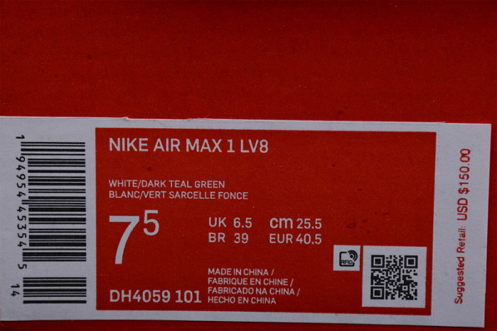 Air Max 1 Dark Teal Green - DH4059-101