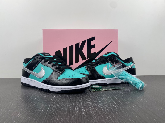 nike sb dunk low pro x diamond S*pply co. t*f*ny 304292-402