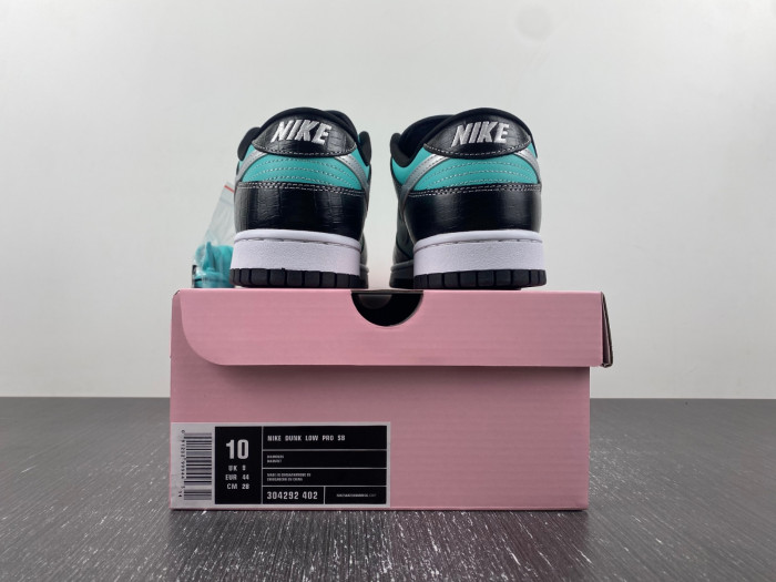 nike sb dunk low pro x diamond S*pply co. t*f*ny 304292-402