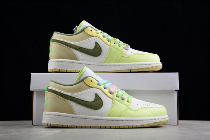 Jordan 1 Low Sail White Oil Green - FD9906-131