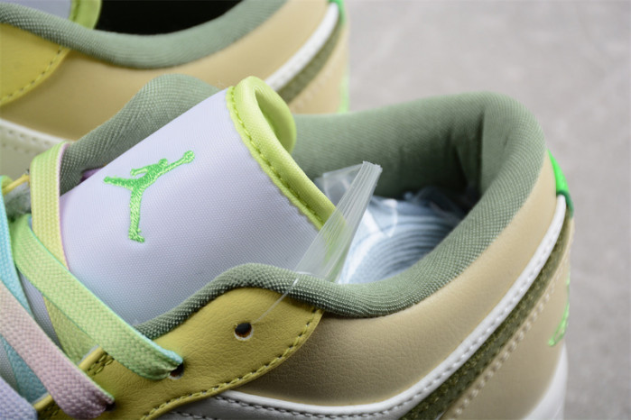 Jordan 1 Low Sail White Oil Green - FD9906-131