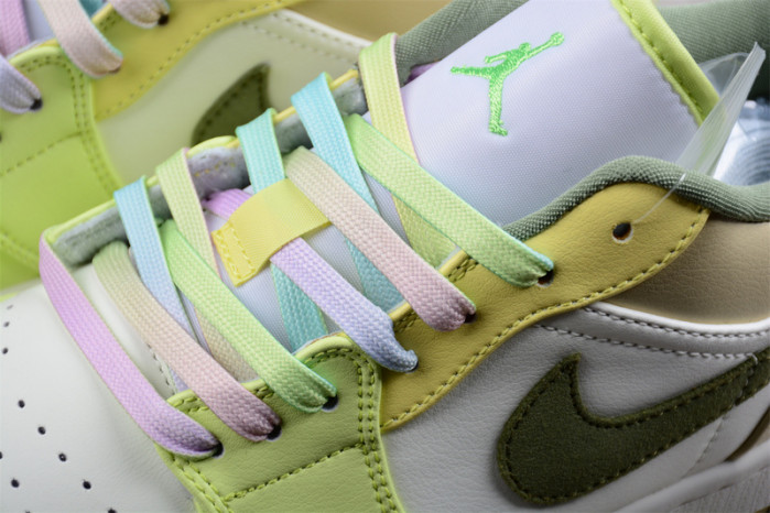 Jordan 1 Low Sail White Oil Green - FD9906-131