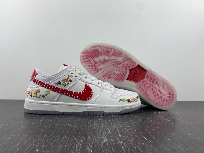 NIKE SB DUNK LOW DECON N7 OPTI YELLOW UNIVERSITY RED FD6951-700