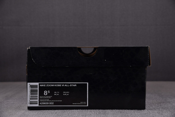 Nike Kobe 6 Black Del Sol - 429659-002