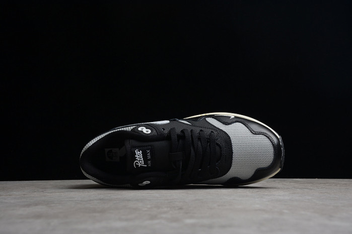 Patta Nike Air Max 1 Black Silver DQ0299-001