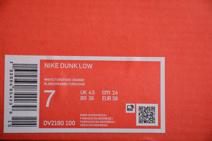 Nike Dunk Low White Turquoise (W) - DV2190-100