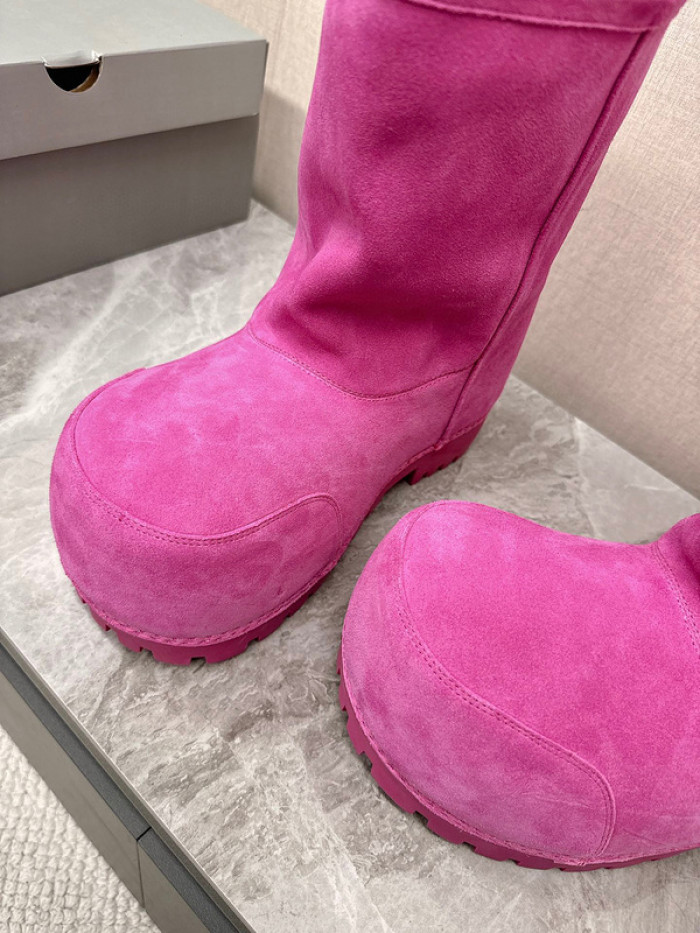 Ba*len*cia*ga alaska faux-fur low boots