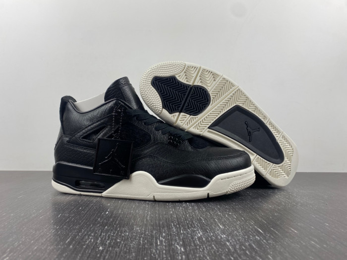 AIR JORDAN 4 RETRO PONY HAIR BLACK 819139-010
