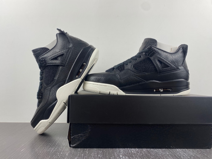 AIR JORDAN 4 RETRO PONY HAIR BLACK 819139-010