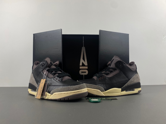 A MA MANIERE X AIR JORDAN 3 "BLACK" FZ4811-001
