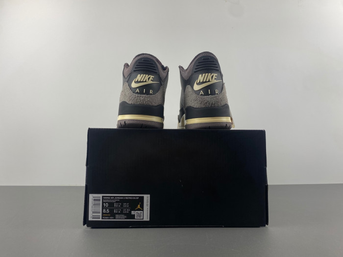 A MA MANIERE X AIR JORDAN 3 "BLACK" FZ4811-001